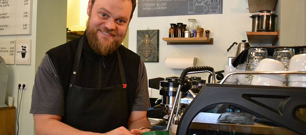 Café-Betreiber Björn Köpke |Foto: Koch Café-Betreiber Björn Köpke |Foto: Koch