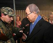 Ban Ki Moon als Flüchtling |Foto: Williams/Crossroads