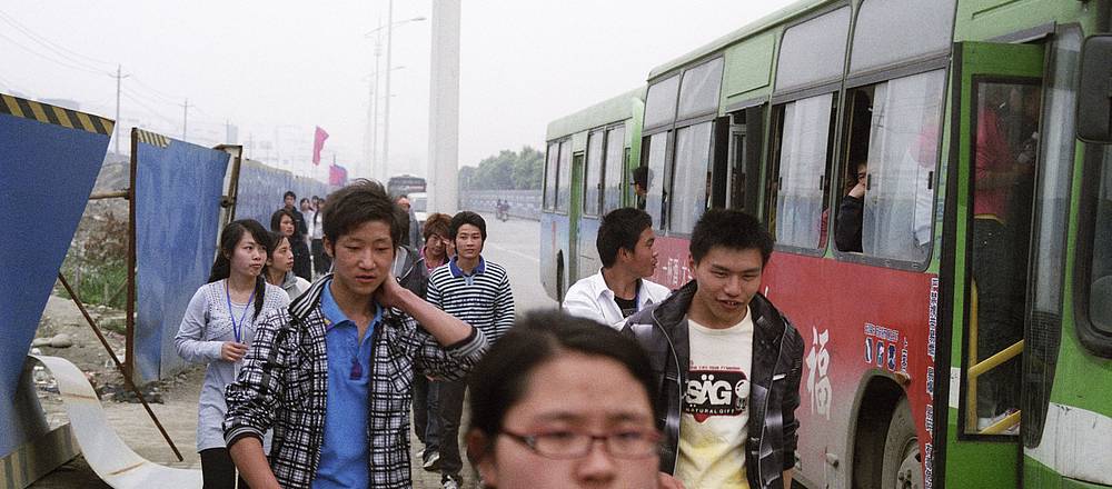 Workers at Foxconn, Chengdu Workers at Foxconn, Chengdu